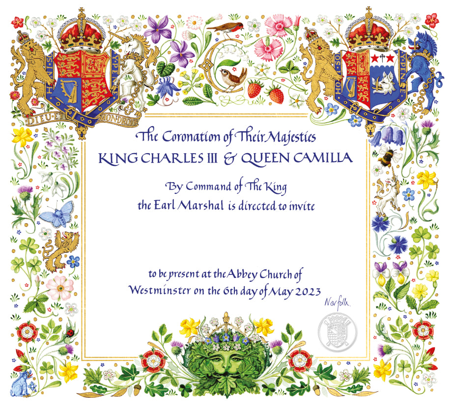 An Interview Andrew Jamieson, the designer of King Charles III's Coronation Invitation