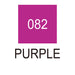 Colour chart for the Purple (082) Kuretake ZIG Clean Color f Pen