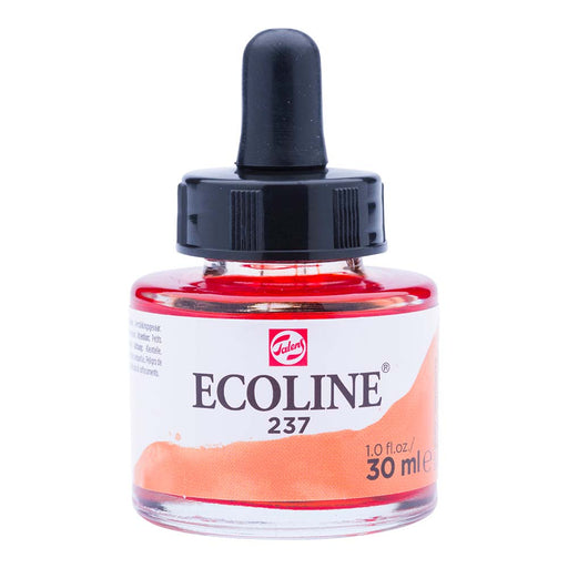 Bottle of Ecoline Liquid Watercolour Ink Deep Orange