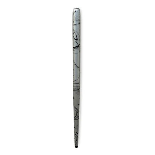 Black Marble on Silver Calligraphy Pen Holder