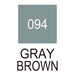 Colour chart for the Gray Brown (094) Kuretake ZIG Clean Colour Brush Pen