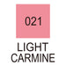 Colour chart for the Light carmine (021) Kuretake ZIG Clean Colour Brush Pen