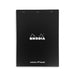A4 Dots Black Rhodia Head Stapled Calligraphy Paper Pad