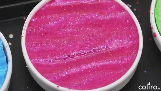 Video showing Coliro Finetec Watercolour Refill Vibrant Pink M045