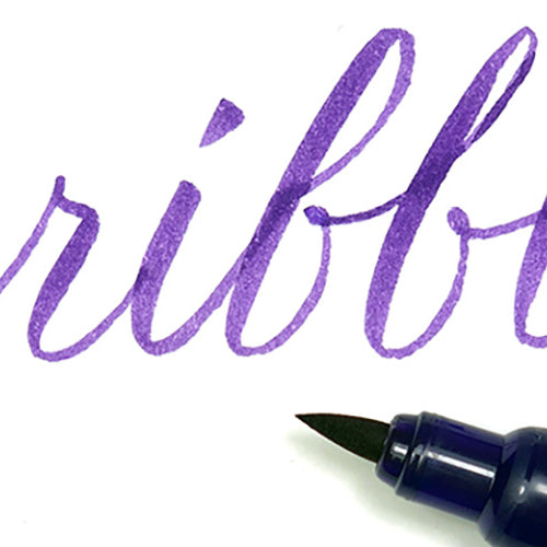 Example of brush lettering