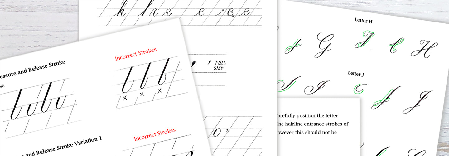 Copperplate Minuscules – The Basic Strokes