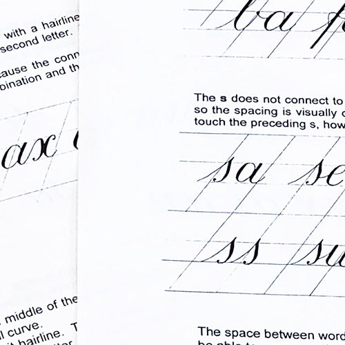 Studying Copperplate Minuscule Letters