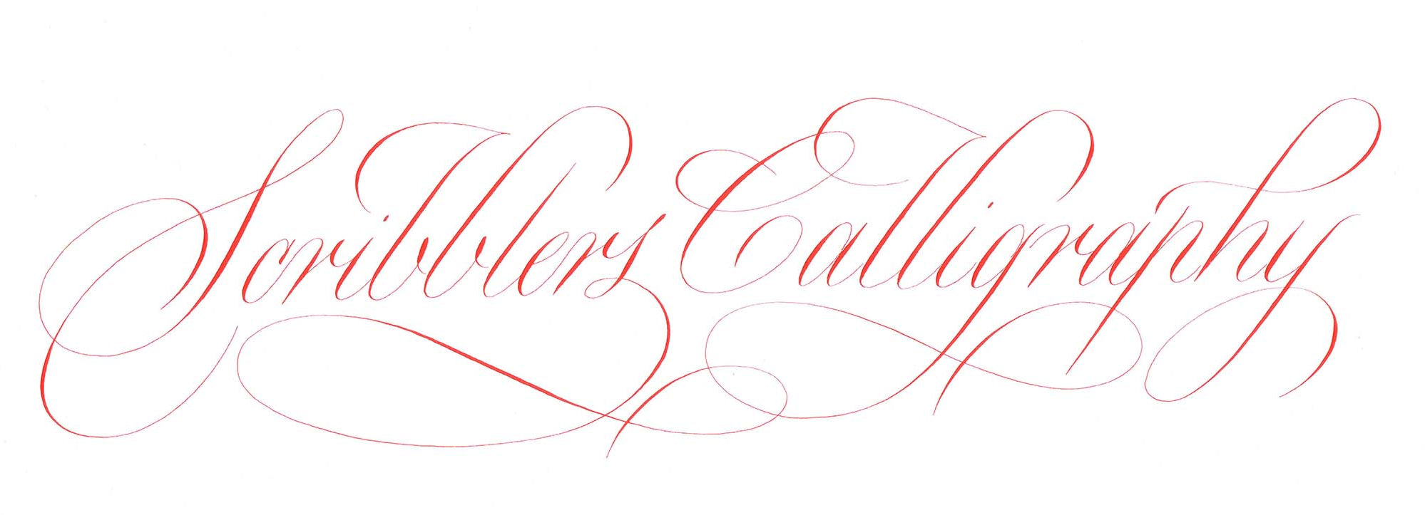 Copperplate Facebook Cover Photo — Scribblers Calligraphy