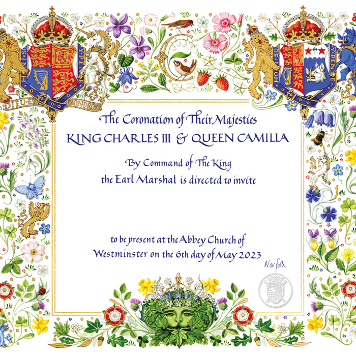 An Interview Andrew Jamieson, the designer of King Charles III's Coronation Invitation