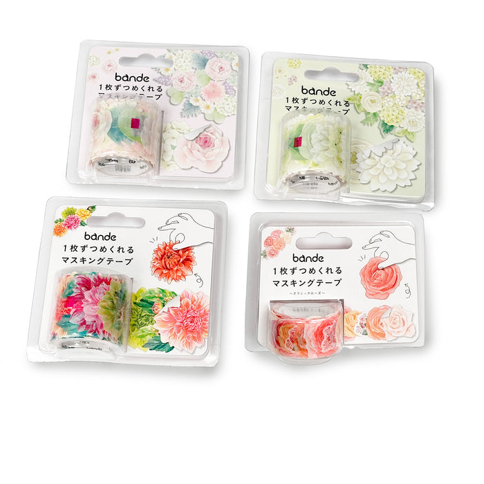 Bande Washi Roll Stickers - Flowers