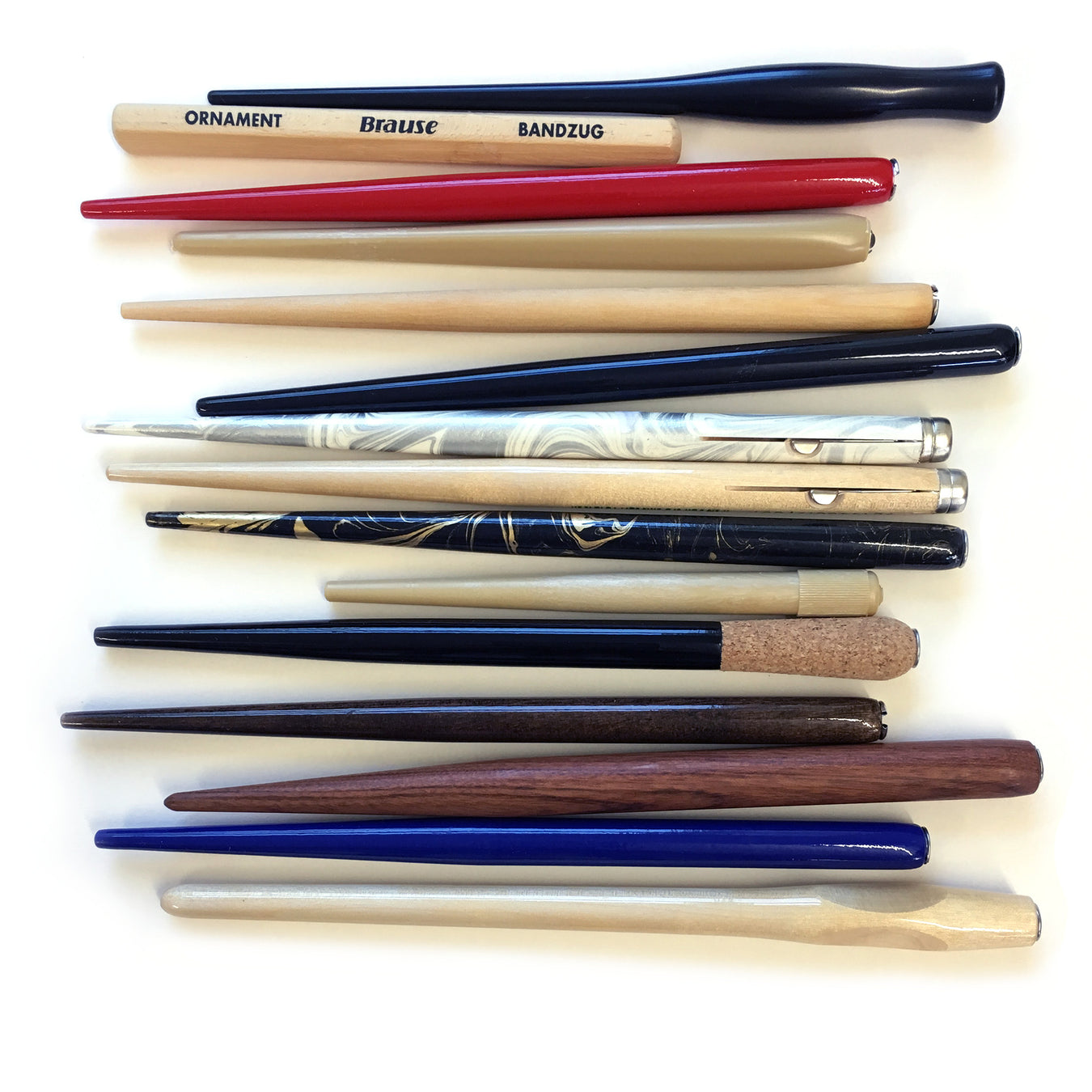 A Selection of Calligraphy Pen Holders from Scribblers Calligraphy