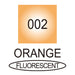 Colour chart for Fluorescent Orange (002) Kuretake ZIG Clean Color f Pen