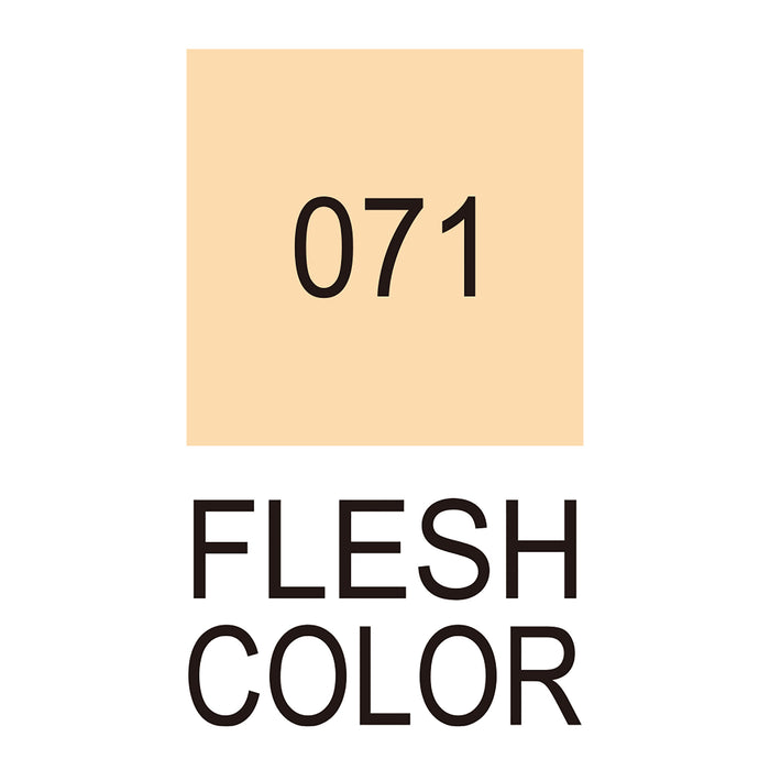 Colour chart for the Flesh Colour (071) Kuretake ZIG Clean Color f Pen