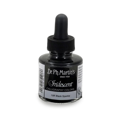 Dr Martin's Iridescent Calligraphy Colours - Black Sparkle