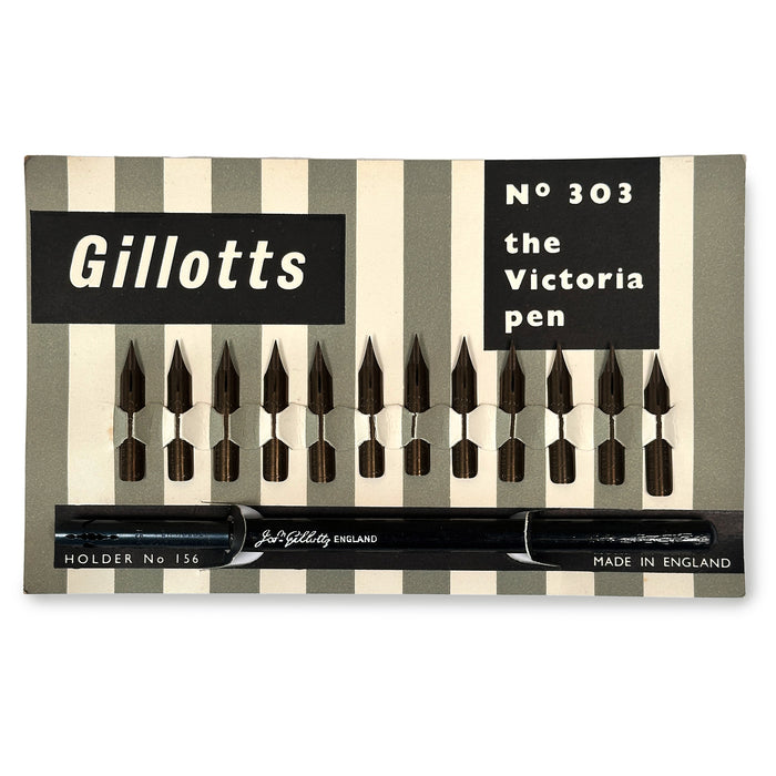 Gillott 303 - Victoria Pen Card
