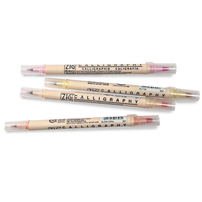 Kuretake ZIG Memory System Calligraphy - Set of 4