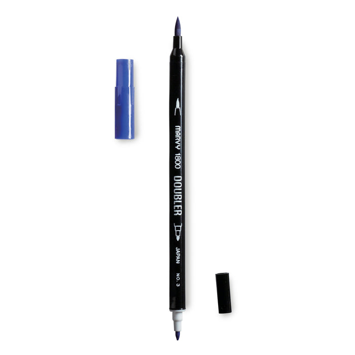 Pack of 12 Marvy Doubler Pen - Blue