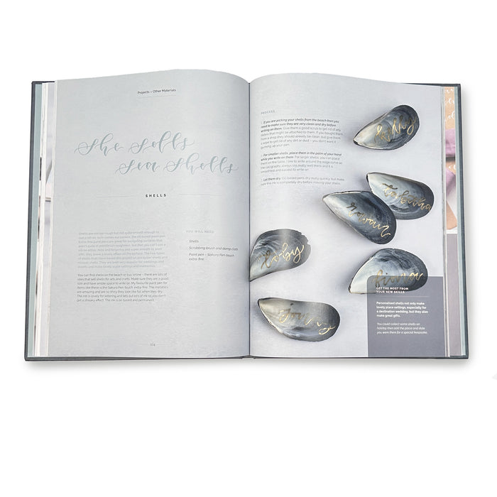 Shell Calligraphy The Calligraphy Book by Lindsey Bugbee | Scribblers Calligraphy Supplies