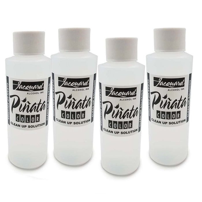 4 bottles of Pinata Ink - Clean Up Solution (118ml/4oz)