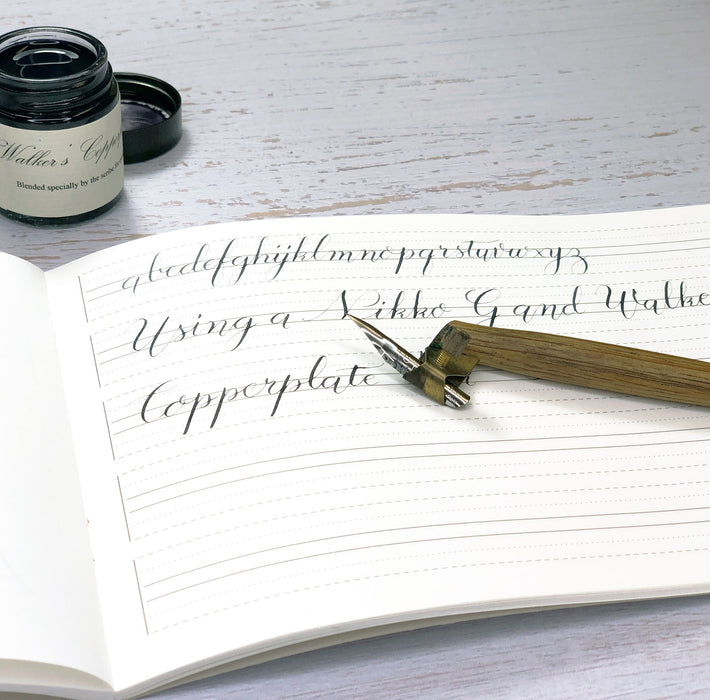 Example of Calligraphy Practice in the Quill London Modern Calligraphy Practice Book