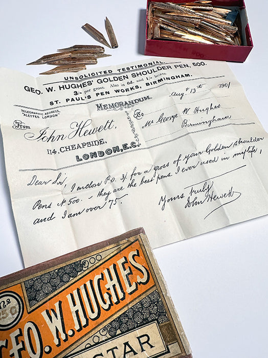 “The best pens I ever used in my life!”The nib John Hewett ordered by the gross in 1901