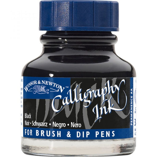 Winsor and Newton Calligraphy Ink Black (30ml)