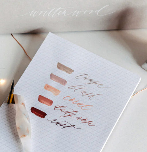 Warm Tone Calligraphy Ink Set