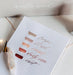 Warm Tone Calligraphy Ink Set