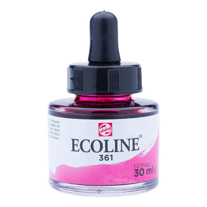 Bottle of Ecoline Liquid Watercolour Ink Light Rose