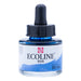 Bottle of Ecoline Liquid Watercolour Ink Ultramarine Light