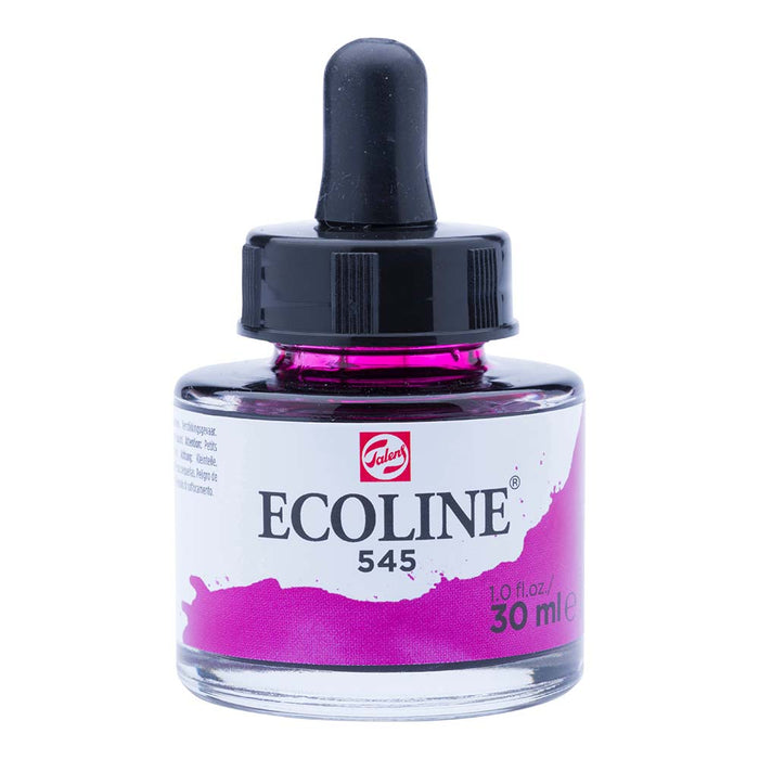 Bottle of Ecoline Liquid Watercolour Ink Red Violet
