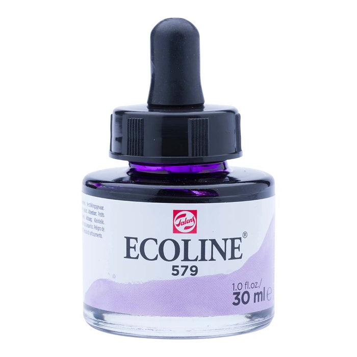 Bottle of Ecoline Liquid Watercolour Ink Pastel Violet