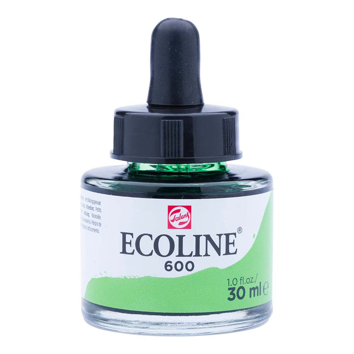 Bottle of Ecoline Liquid Watercolour Ink Green