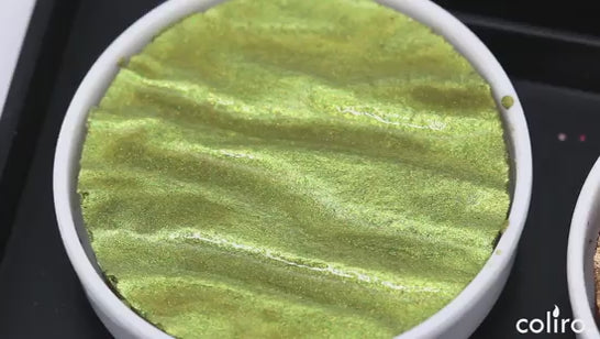 Video showing Coliro Finetec Watercolour Refill Apple Green M020