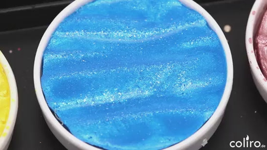 Video showing Coliro Finetec Watercolour Refill Vibrant Blue M047