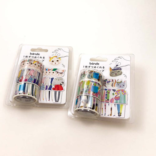 Cats Selection Bande Washi Roll Stickers