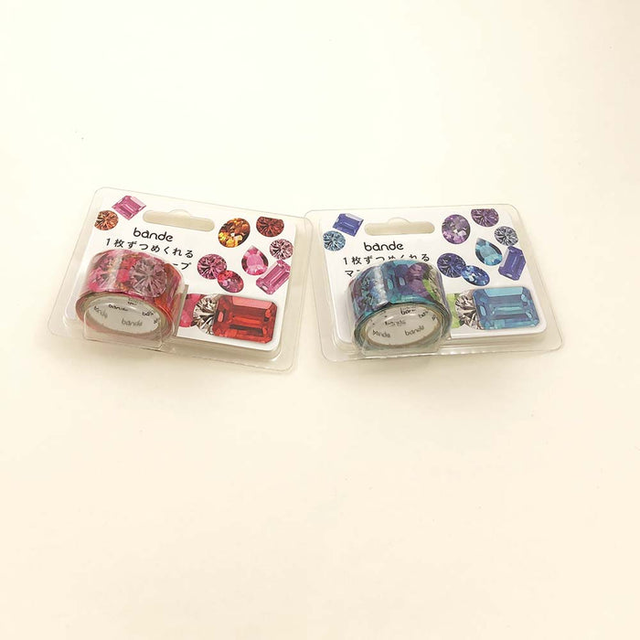 Gemstones Bande Washi Roll Stickers