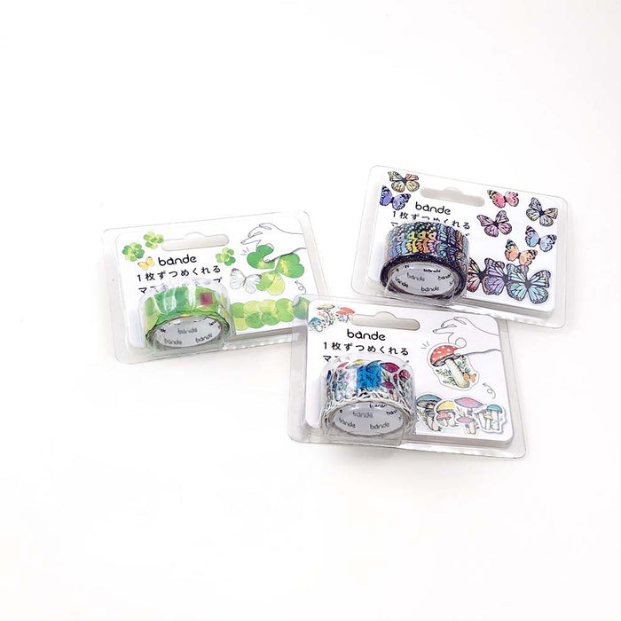 Woodland Selection of Bande Washi Roll Stickers