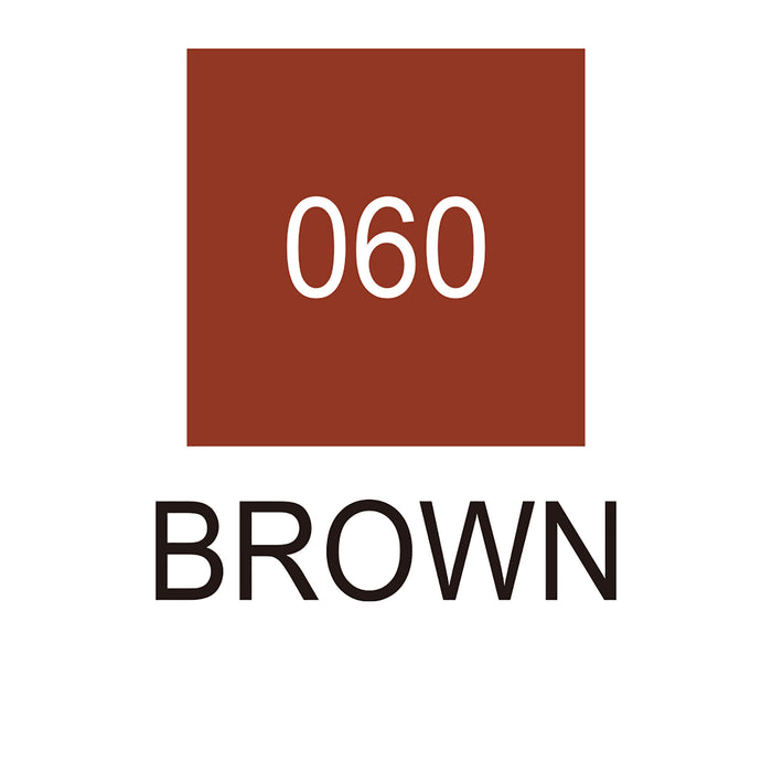 Colour chart for the Brown (060) Kuretake ZIG Clean Colour Brush Pen