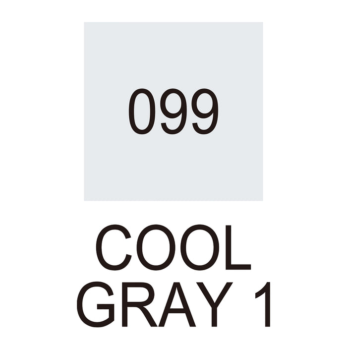 Colour chart for the Cool Gray (1 099) Kuretake ZIG Clean Colour Brush Pen