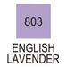 Colour chart for the English Lavender (803) Kuretake ZIG Clean Colour Brush Pen