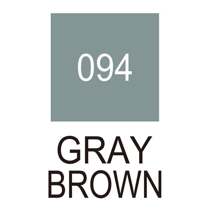 Colour chart for the Gray Brown (094) Kuretake ZIG Clean Colour Brush Pen