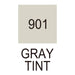 Colour chart for the Gray Tint (901) Kuretake ZIG Clean Colour Brush Pen