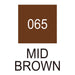 Colour chart for the Mid Brown (065) Kuretake ZIG Clean Colour Brush Pen