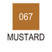 Colour chart for the Mustard (067) Kuretake ZIG Clean Colour Brush Pen