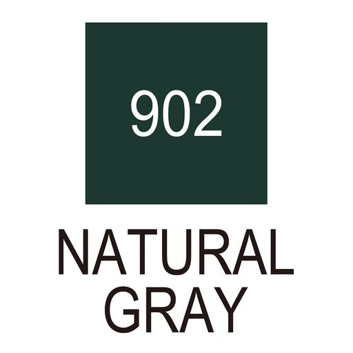 Colour chart for the Natural Gray (902) Kuretake ZIG Clean Colour Brush Pen