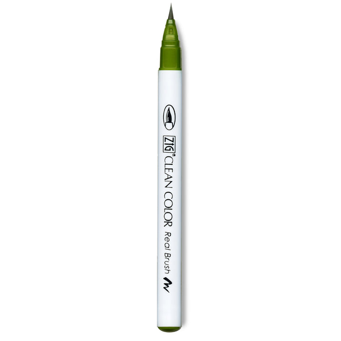 Olive Green (043) Kuretake ZIG Clean Colour Brush Pen