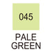 Colour chart for the Pale Green (045) Kuretake ZIG Clean Colour Brush Pen
