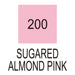 Colour chart for the Sugared Almond Pink (200) Kuretake ZIG Clean Colour Brush Pen