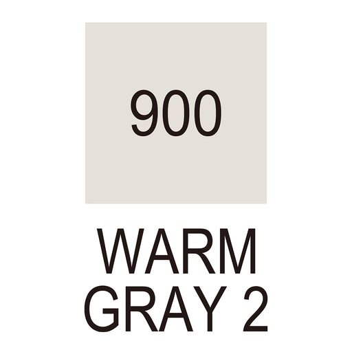 Colour chart for the Warm Gray (2 900) Kuretake ZIG Clean Colour Brush Pen